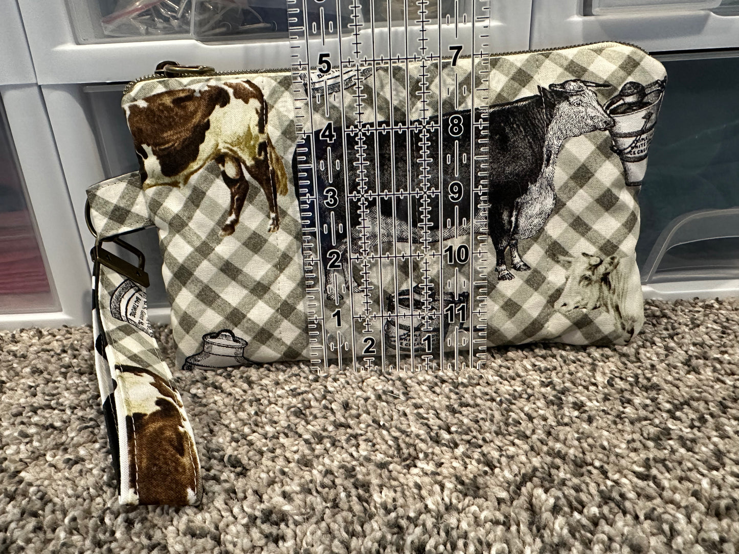 Phone wallet with wristlet