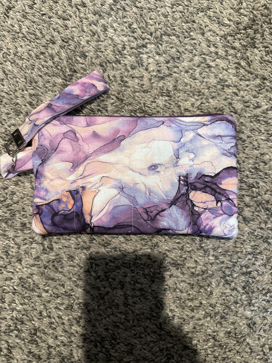 Phone wallet with wristlet