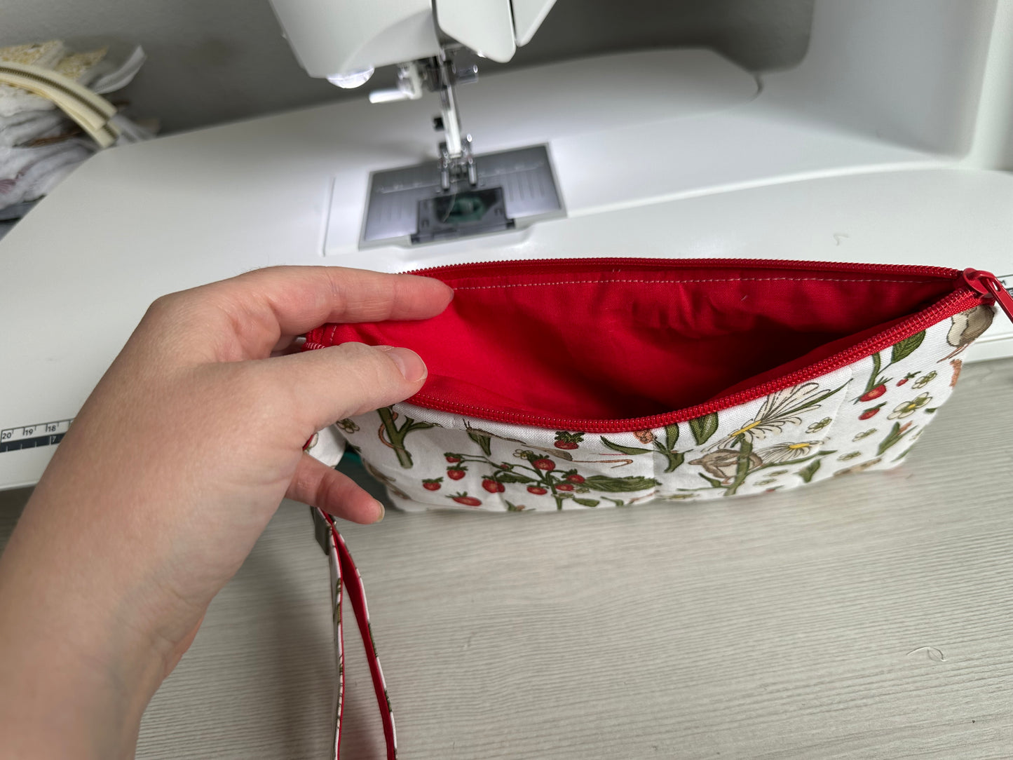 Phone wallet with wristlet