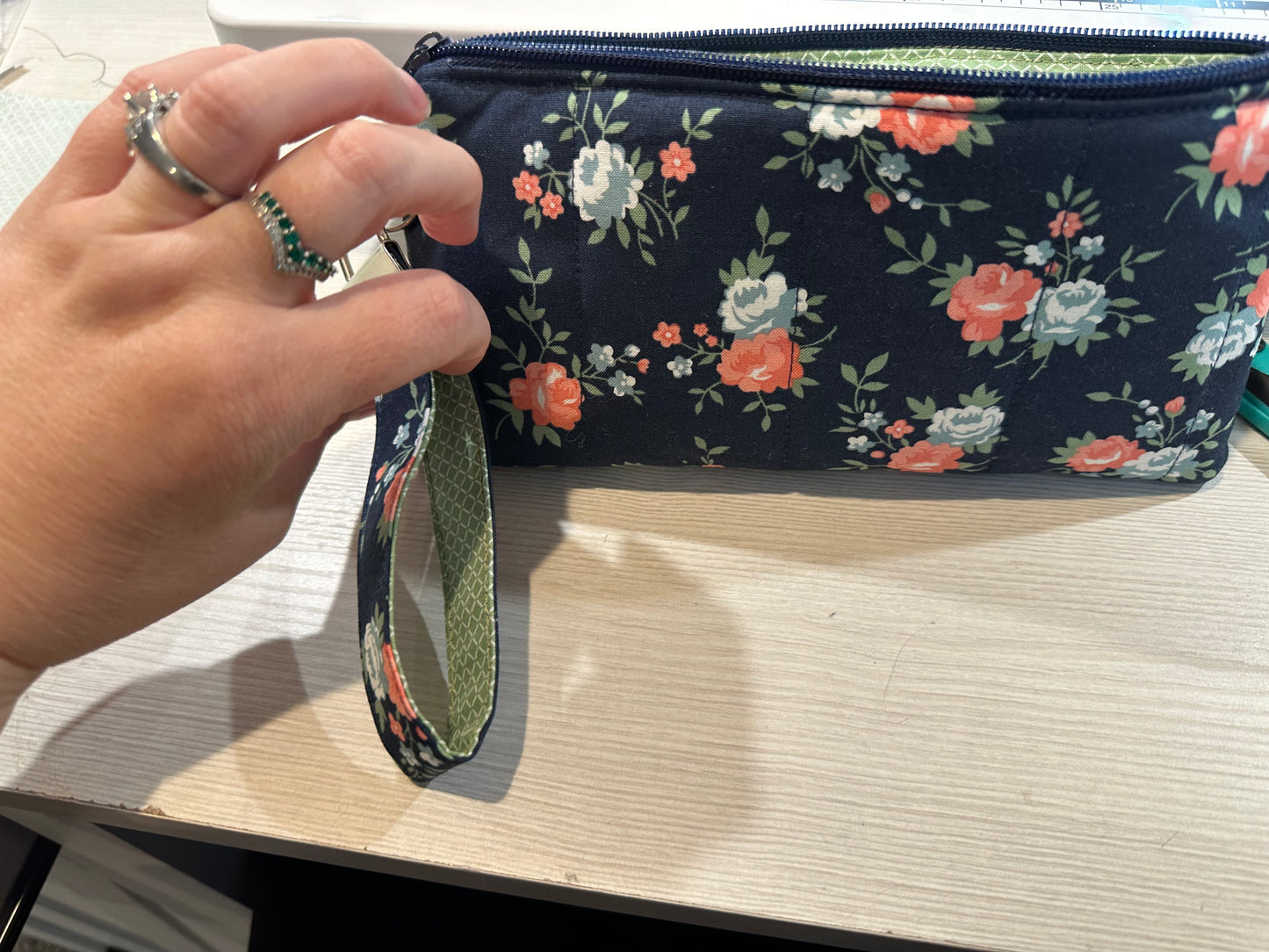 Imperfect Pouch with matching wristlet