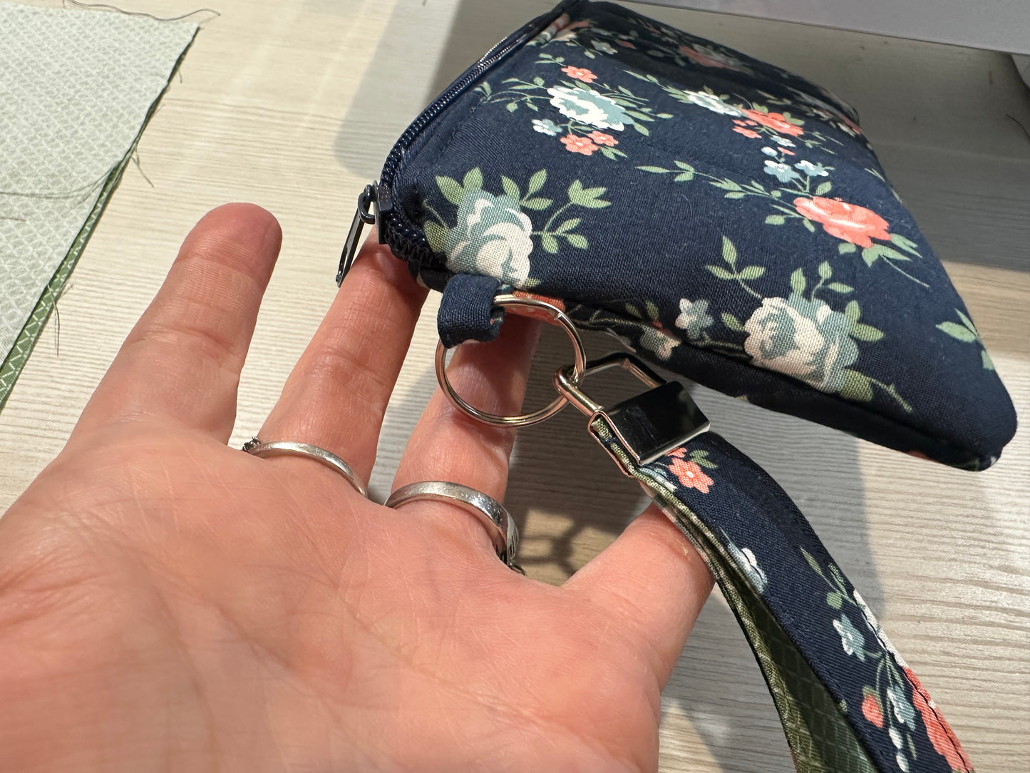 Imperfect Pouch with matching wristlet