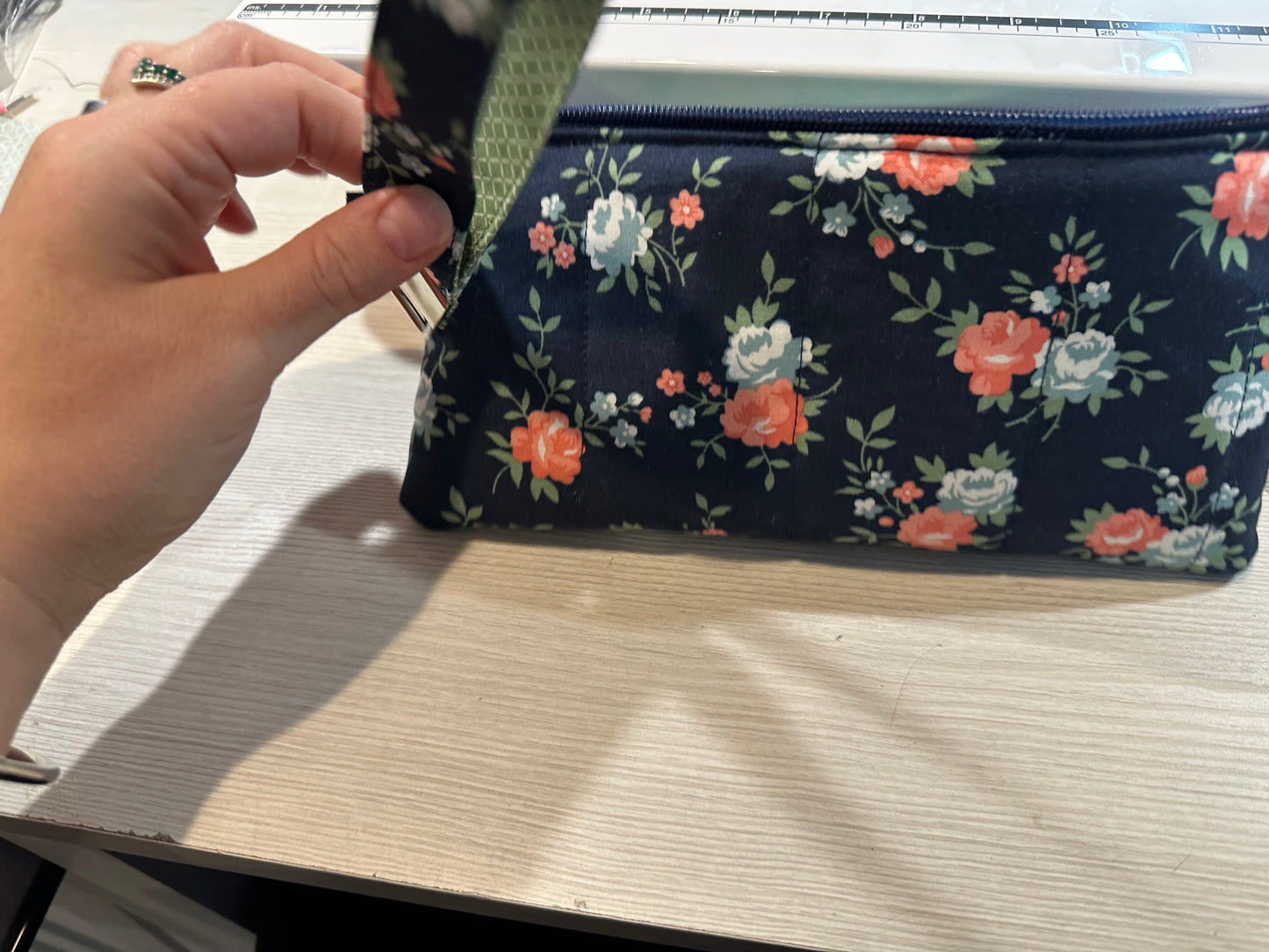 Imperfect Pouch with matching wristlet