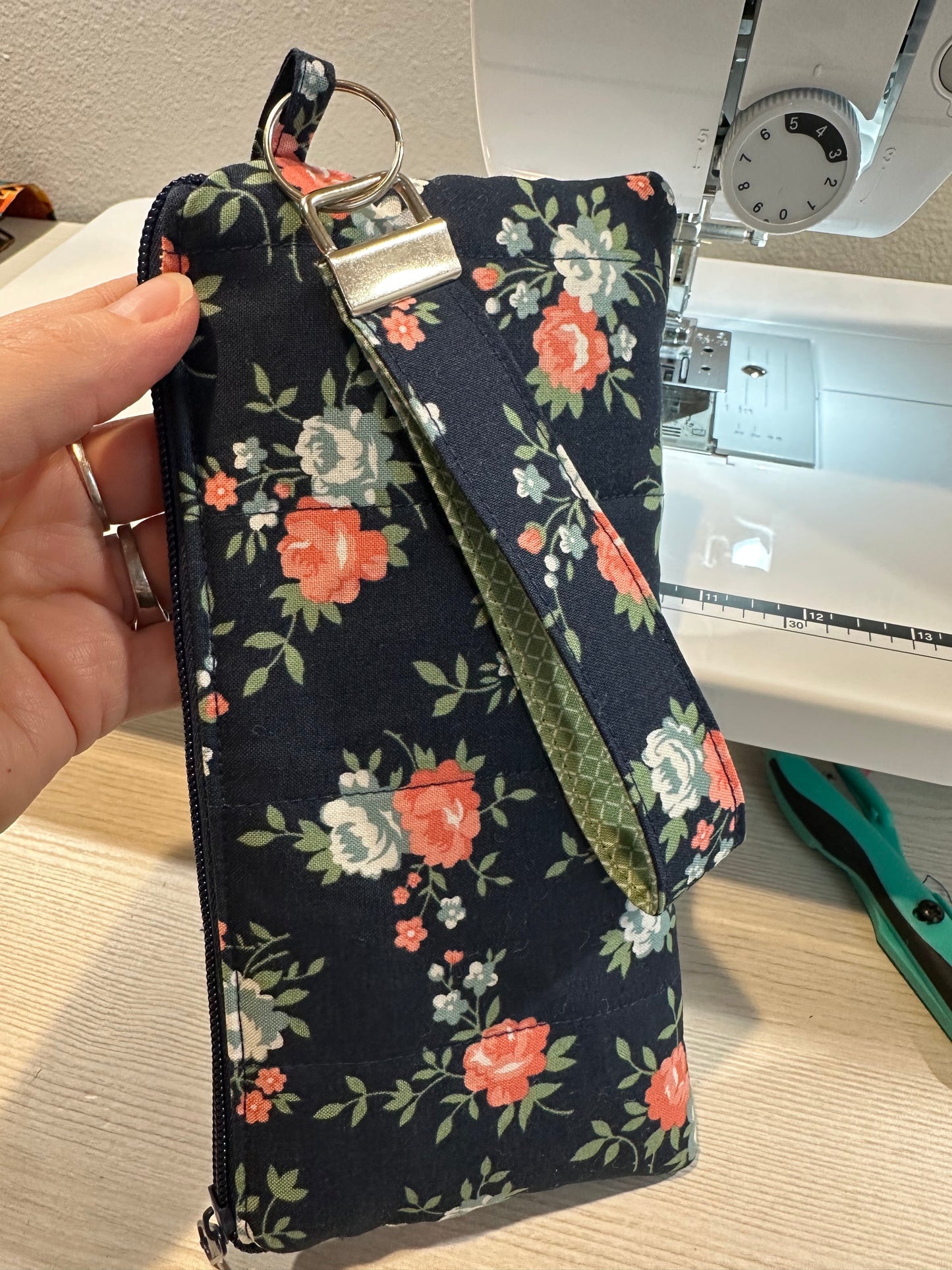 Imperfect Pouch with matching wristlet