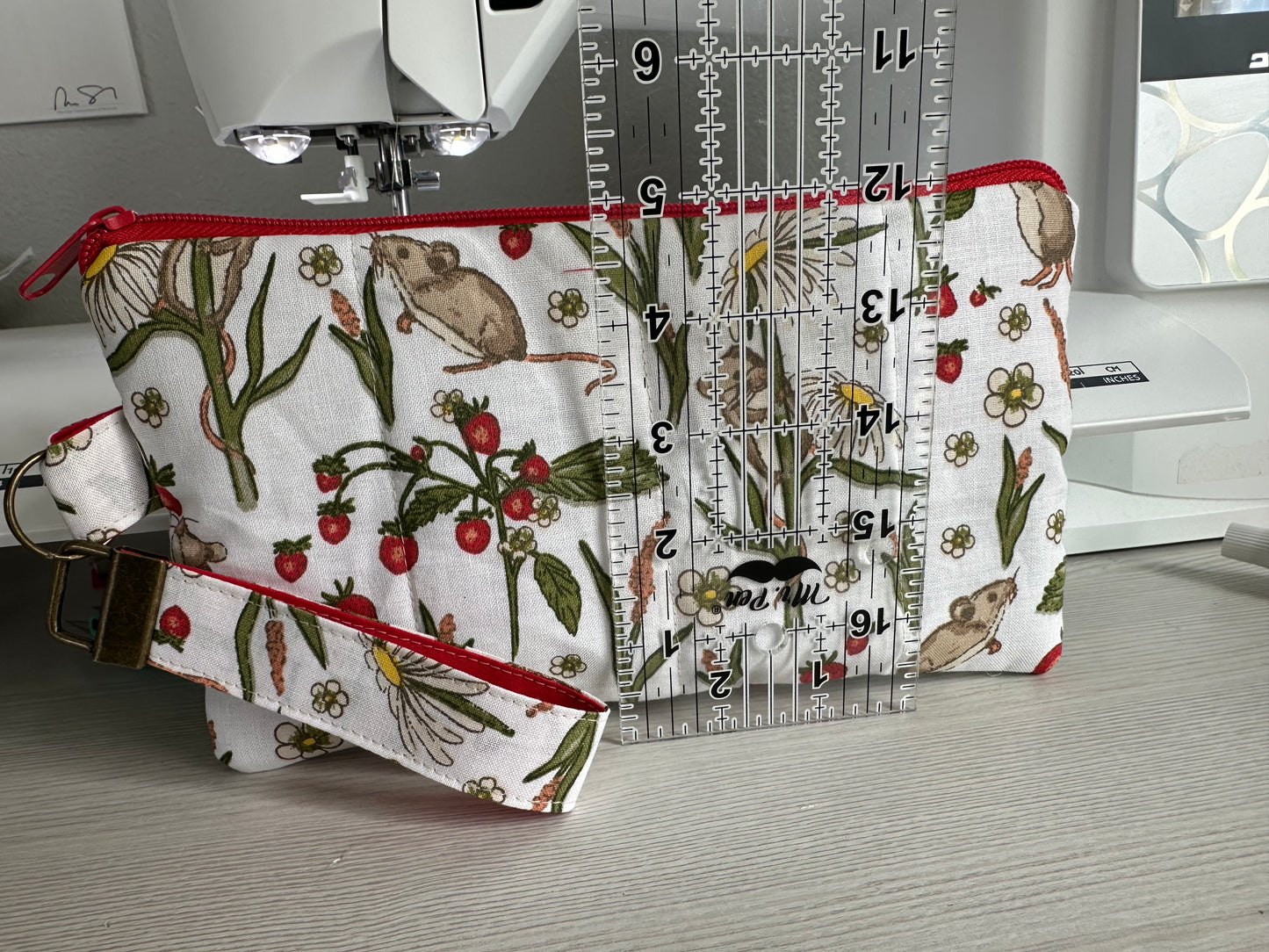 Phone wallet with wristlet