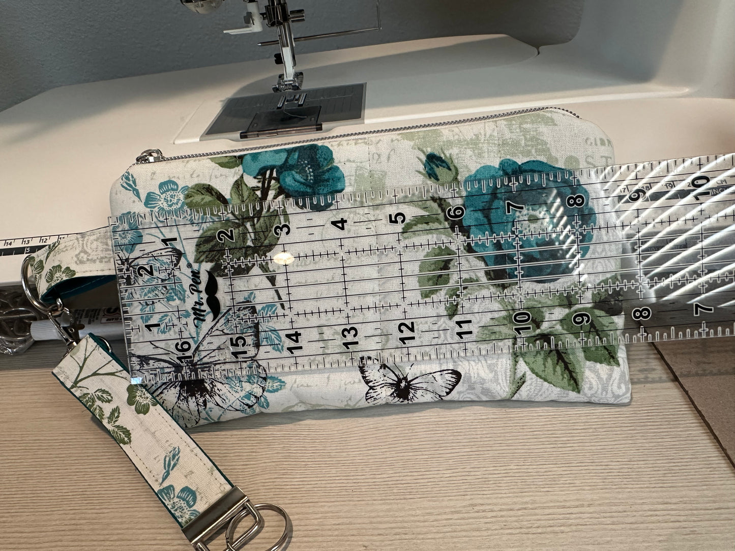 Phone wallet with wristlet