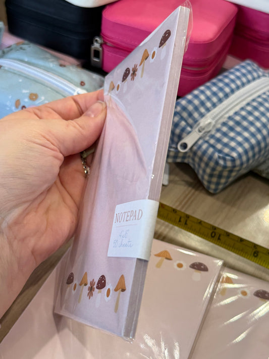 Mushroom notepad