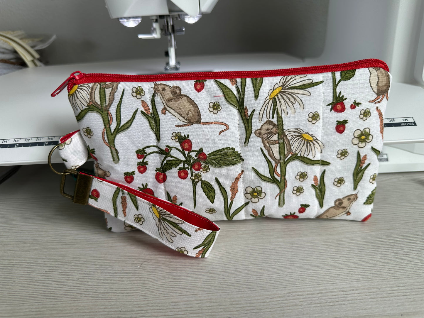 Phone wallet with wristlet