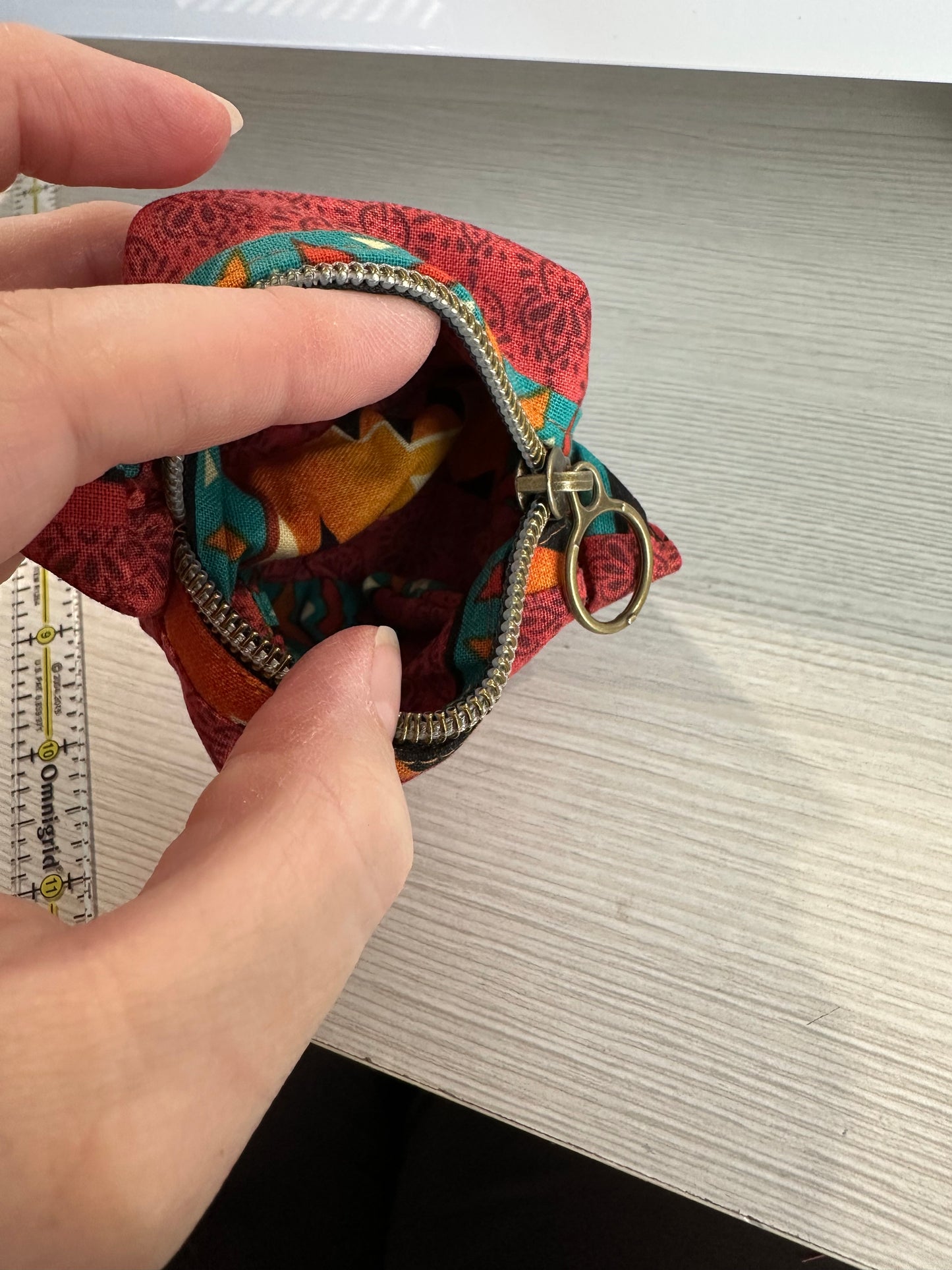 Imperfect Little Cube and wristlet