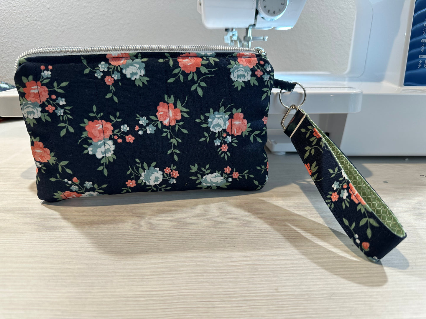 Pouch with matching wristlet
