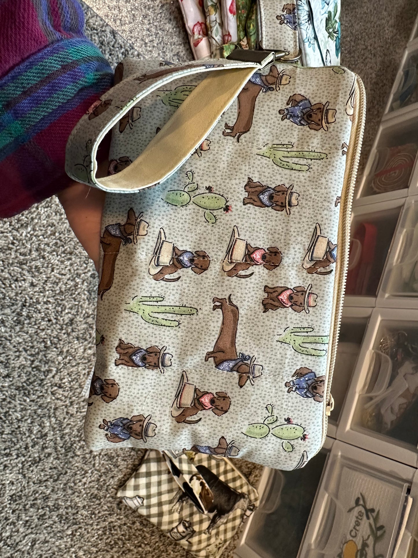 Phone wallet with wristlet