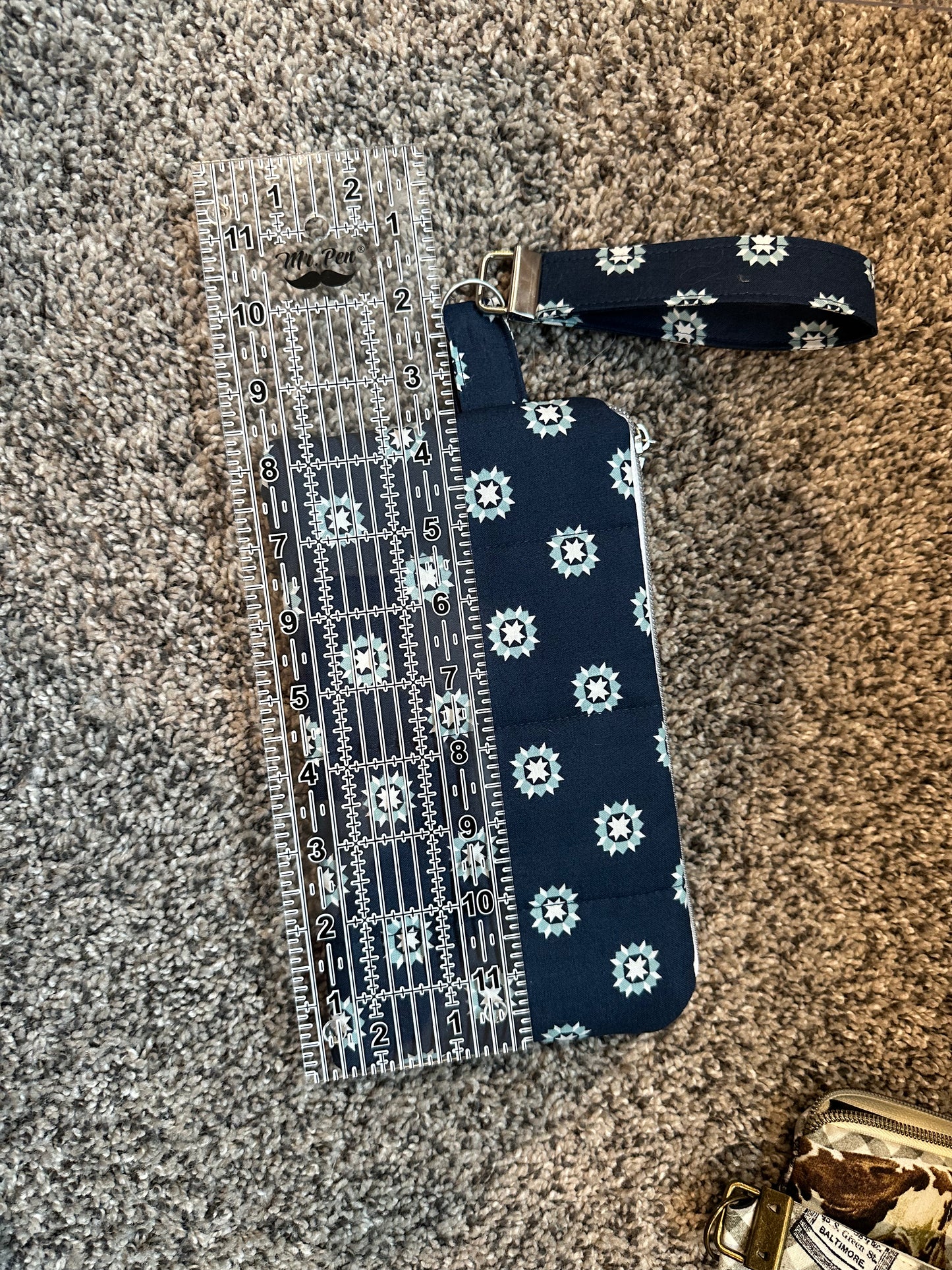 Phone wallet with wristlet