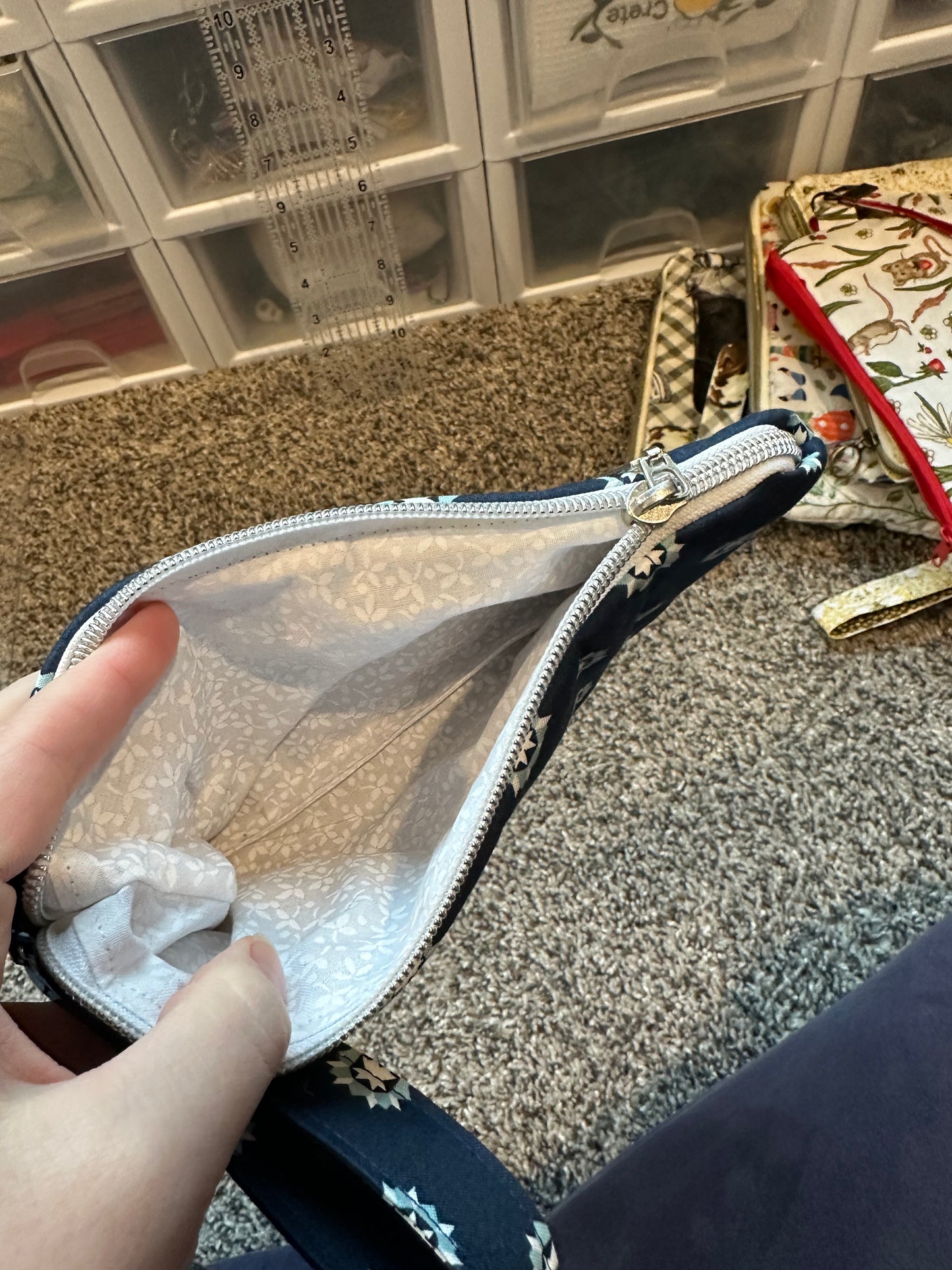 Phone wallet with wristlet